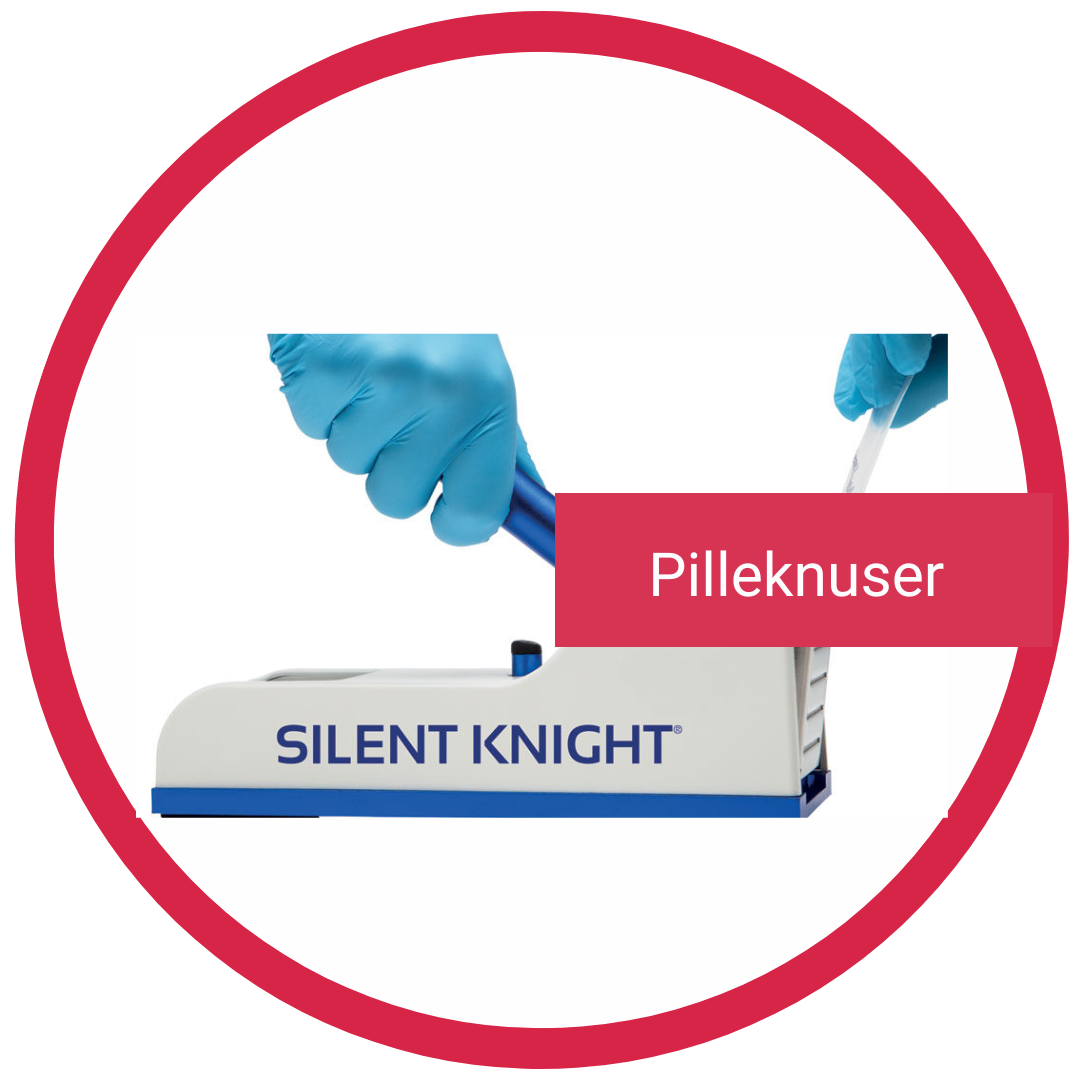 Ikon af pilleknuser, der bruges til at knuse piller, relevant for viden om pilleknusere.