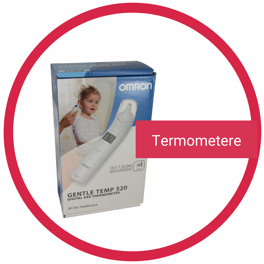 Omron Gentle Temp 520 digitalt øretermometer til sundhedspleje og sygeplejersker.