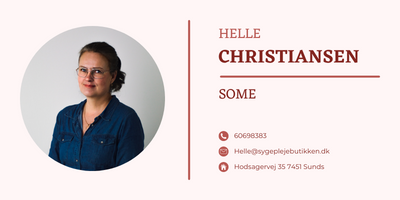 Helle Christiansen, SOME medarbejder hos Sygeplejebutikken.